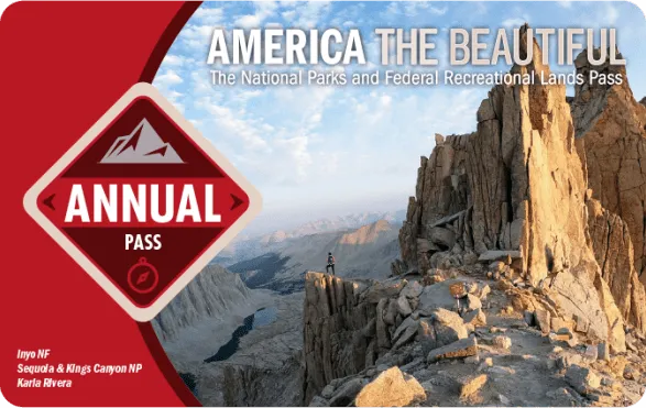 America the Beautiful - National Parks & Federal Recreational Lands Annual Pass 