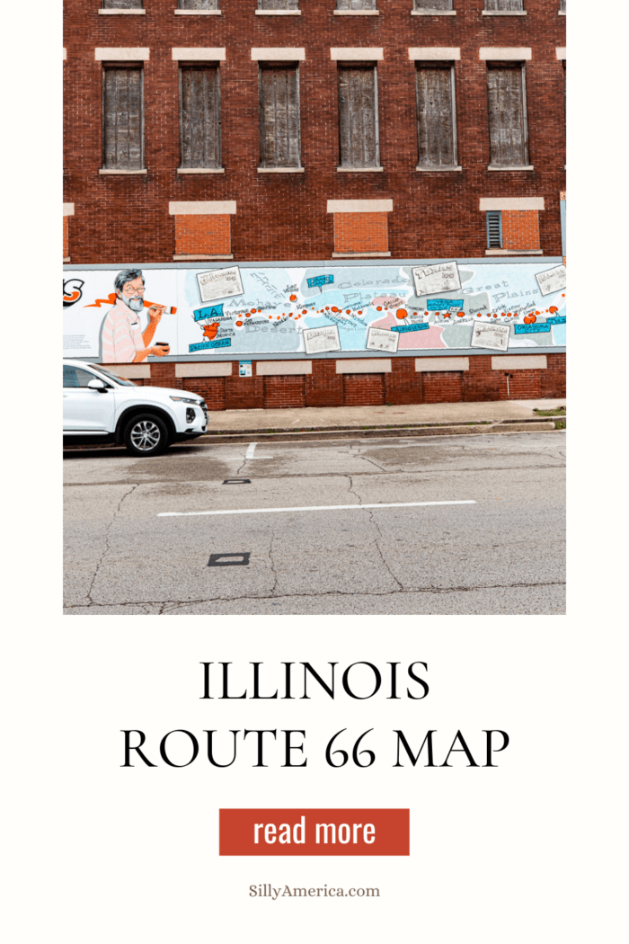 If you're planning a Route 66 road trip you need to know what to see and where to go. Our Illinois Route 66 map contains all the best stops in the state. We've mapped out all the biggest and best roadside attractions, visitor centers, museums, parks, themed gas stations, restaurants, diners, fast food, vintage motels, and other iconic stops on this Route 66 Illinois map. #Route66 #Illinois #Route66RoadTrip #IllinoisRoute66 #IllinoisRoute66RoadTrip #IllinoisRoadTrip #travel #RoadTrip