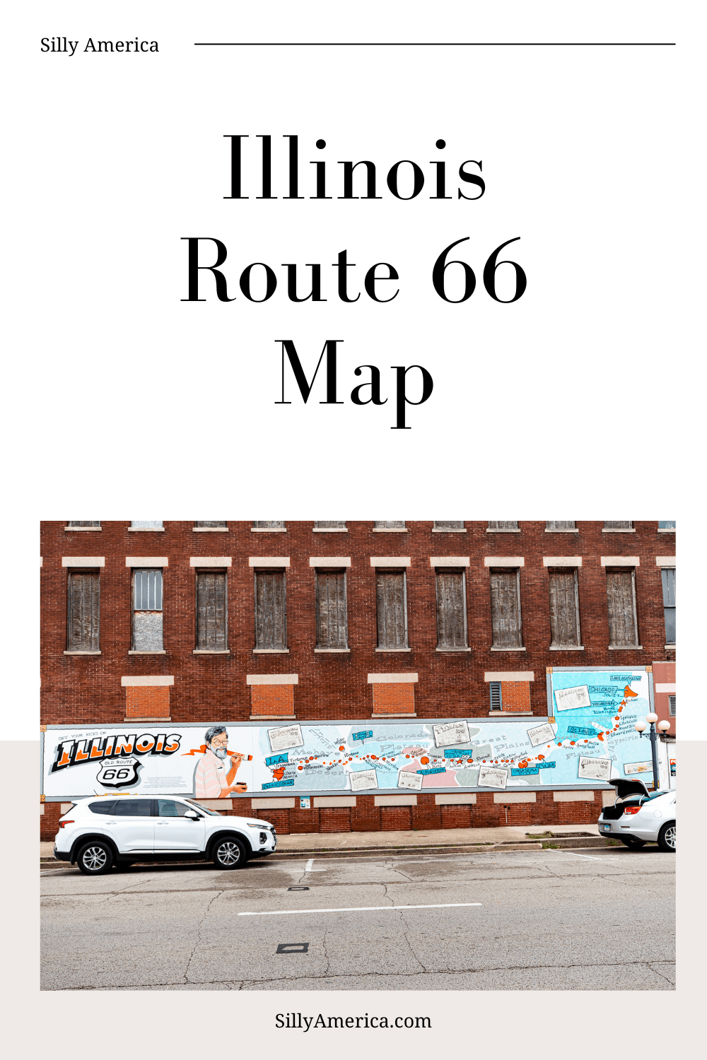 If you're planning a Route 66 road trip you need to know what to see and where to go. Our Illinois Route 66 map contains all the best stops in the state. We've mapped out all the biggest and best roadside attractions, visitor centers, museums, parks, themed gas stations, restaurants, diners, fast food, vintage motels, and other iconic stops on this Route 66 Illinois map. #Route66 #Illinois #Route66RoadTrip #IllinoisRoute66 #IllinoisRoute66RoadTrip #IllinoisRoadTrip #travel #RoadTrip