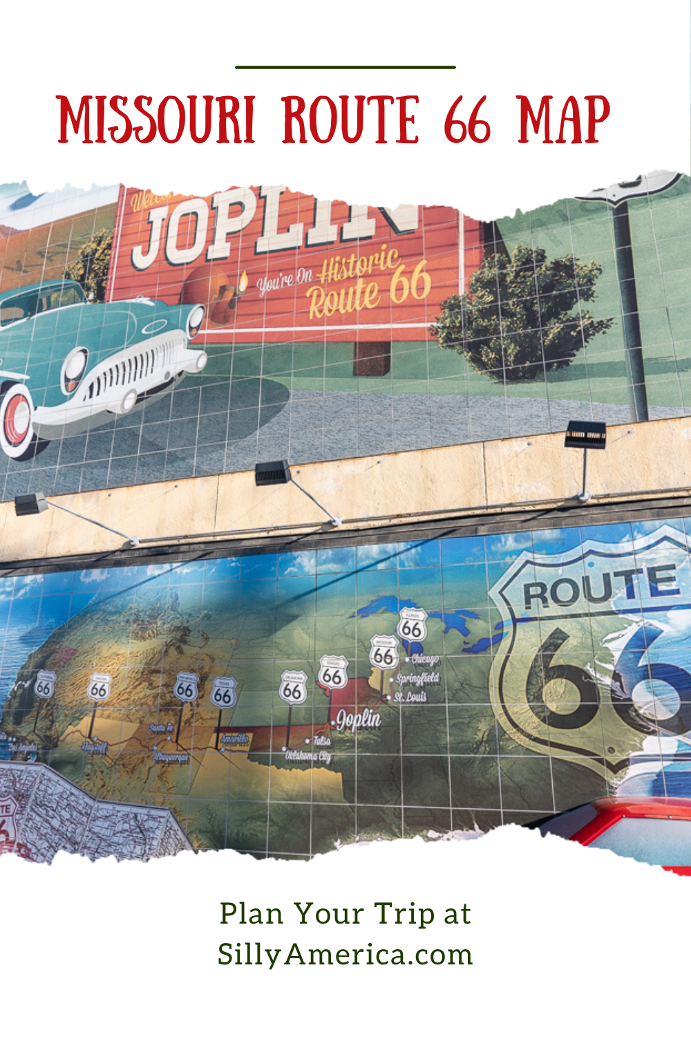 If you're planning a Route 66 road trip you need to know what to see and where to go. Our Missouri Route 66 map contains all the best stops in the state. We've mapped out all the biggest and best roadside attractions, visitor centers, museums, parks, themed gas stations, restaurants, diners, fast food, vintage motels, and other iconic stops on this Route 66 Missouri map. #Route66 #Missouri #Route66RoadTrip #MissouriRoute66 #MissouriRoute66RoadTrip #MissouriRoadTrip #travel #RoadTrip