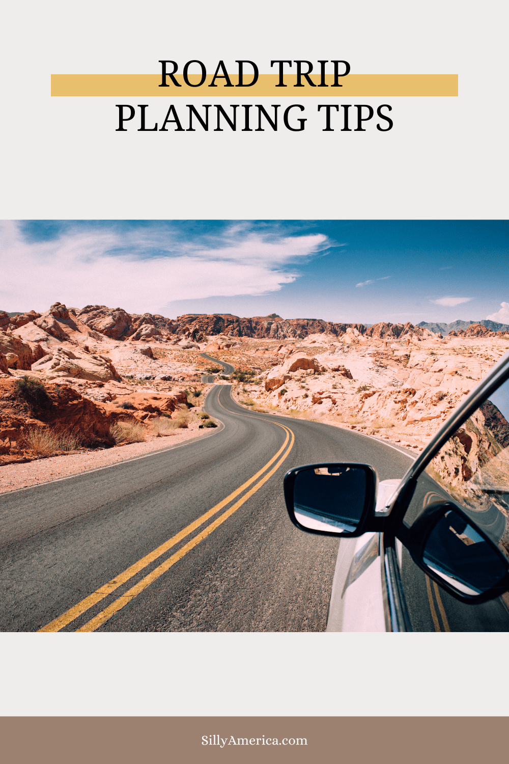 Are you planning to hit the road, get in your car, and take the adventure of a lifetime? Whether you’re driving across the country or across the state, whether you plan to hit all the National Parks or all the world’s largest things, planning a road trip can be a fun, but difficult, process. But don’t worry, if you’re stuck, these road trip planning tips will help! Here are our top 10 best tips to help you plan your next road trip! #RoadTrip #RoadTripTips #RoadTripPlanning #RoadTripPlanner