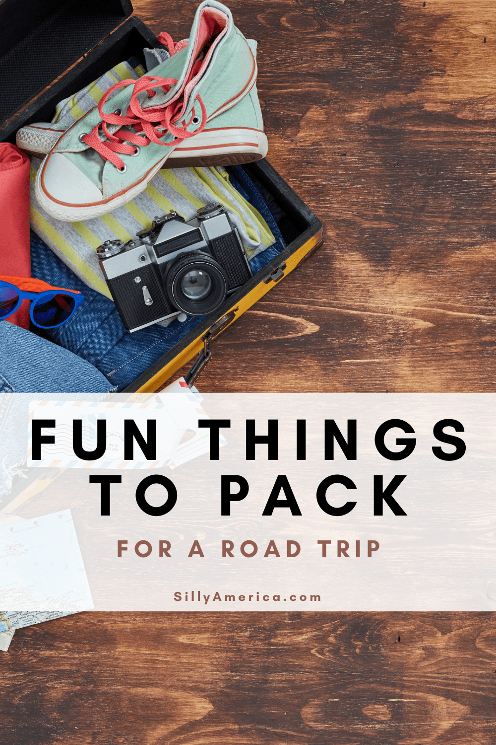 Clean underwear. An extra set of car keys. Your drivers license. There is an endless list of things you should pack for a road trip. But the key word there is should. Sure, you should always pack a car emergency kit, but what are some fun things to pack on a road trip? Things that make the drive easier, your photos more interesting, and your vacation more relaxing? #RoadTrip #RoadTripPlanning #RoadTripPacking #PackingList #Travel #TravelPacking