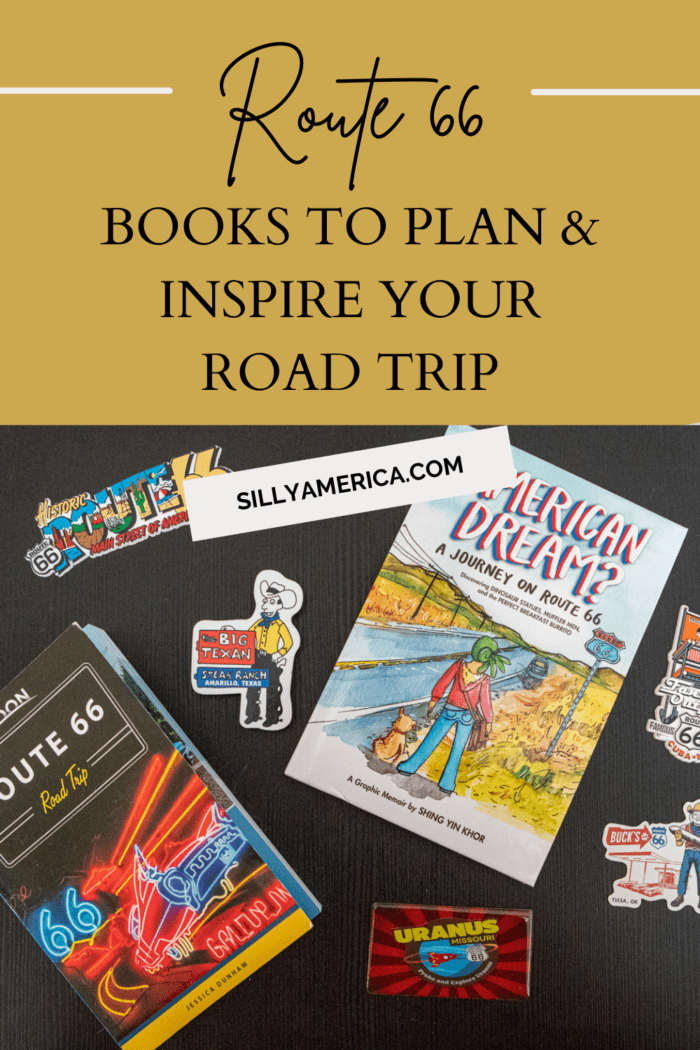 If you're planning a Route 66 road trip and are looking for a guidebook to help determine your stops, books to entertain your kids, books that will inspire and inform, or books that will entertain you, check out these must-read Route 66 Books. #Route66 #travel #RoadTrip #Route66RoadTrip #Guidebook #Books