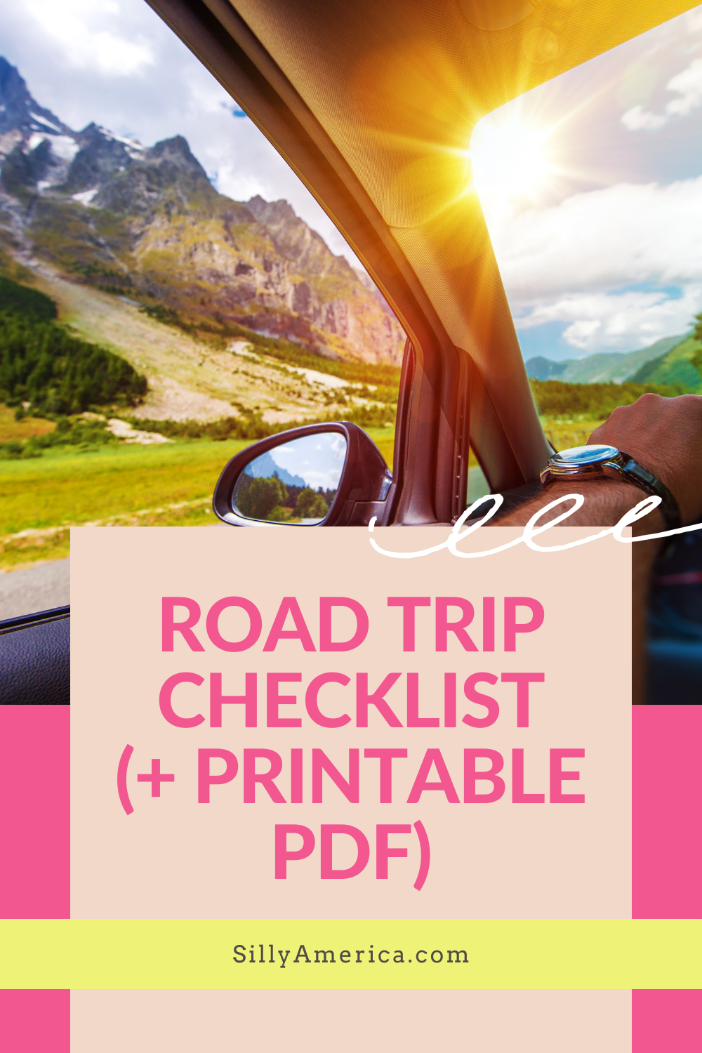 Overwhelmed with planning a road trip and all the things that go into pre-vacation planning? Use this road trip checklist to organize your planning and get a step-by-step guide to all the things you should be thinking about and doing to prepare to hit the road for a long car ride. Plus download the free printable PDF to always have this to do list on hand. #RoadTrip #RoadTripPlanning #RoadTripChecklist #RoadTripToDoList #Checklist #ToDoList