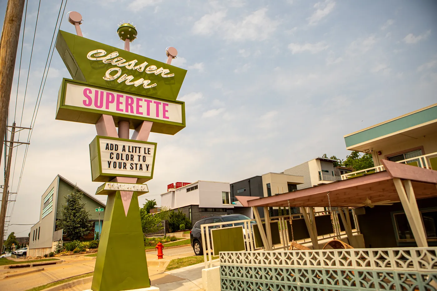 Classen Inn Googie Sign Classen Inn Motel in Oklahoma City