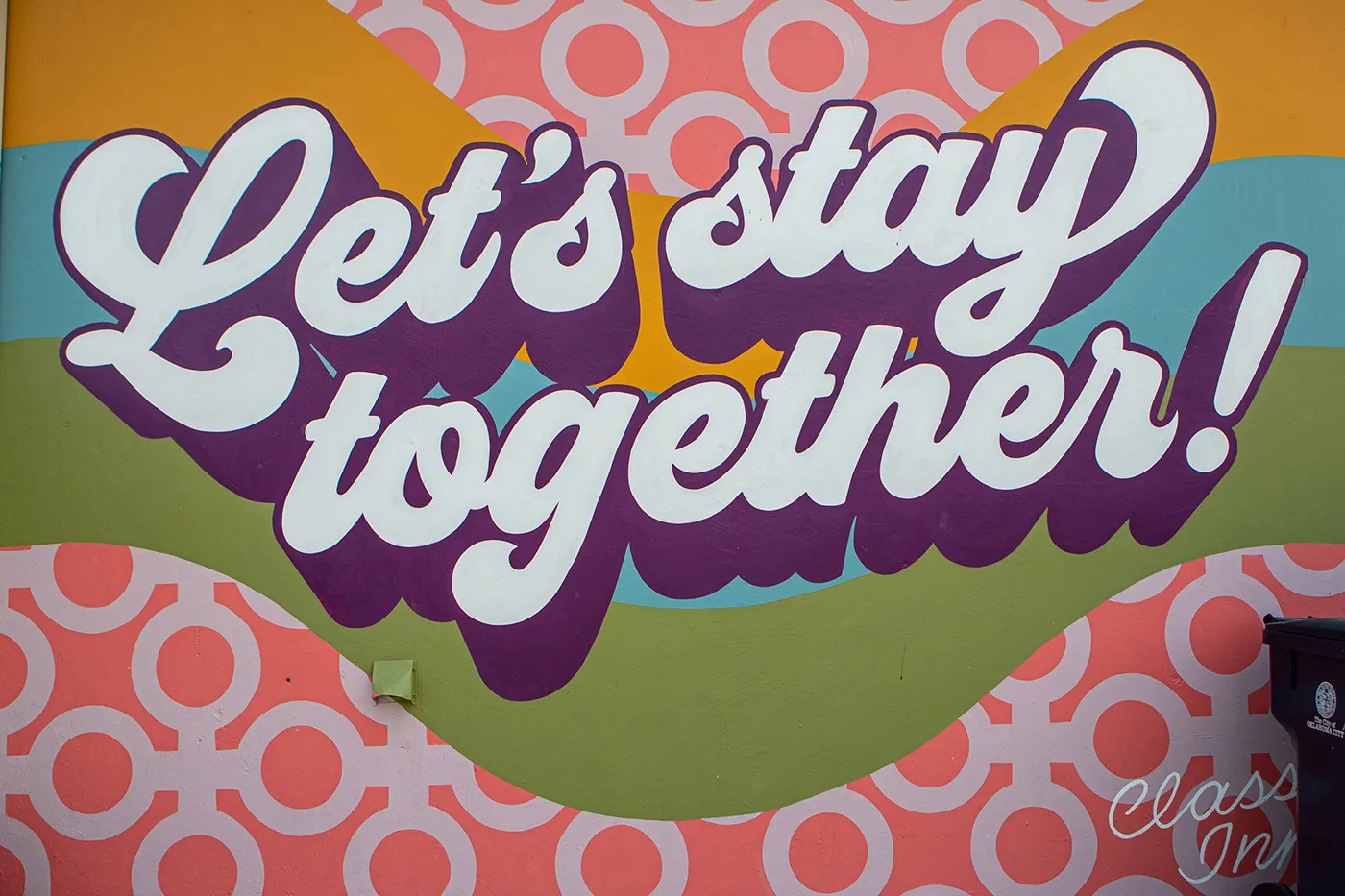 Let's Stay Together Mural - Classen Inn Motel in Oklahoma City