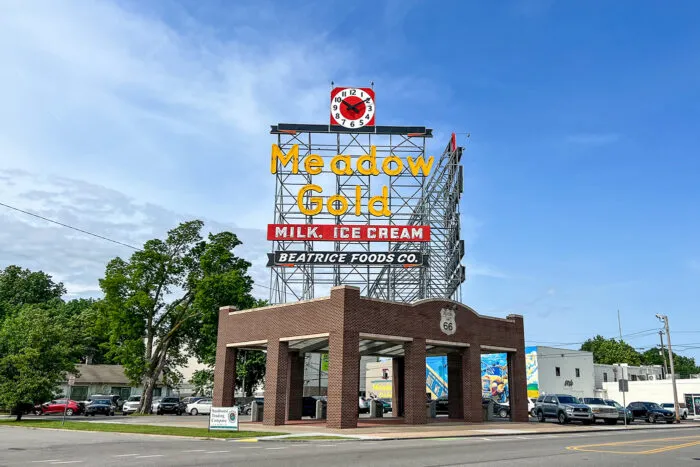 Meadow Gold Sign in Tulsa, Oklahoma