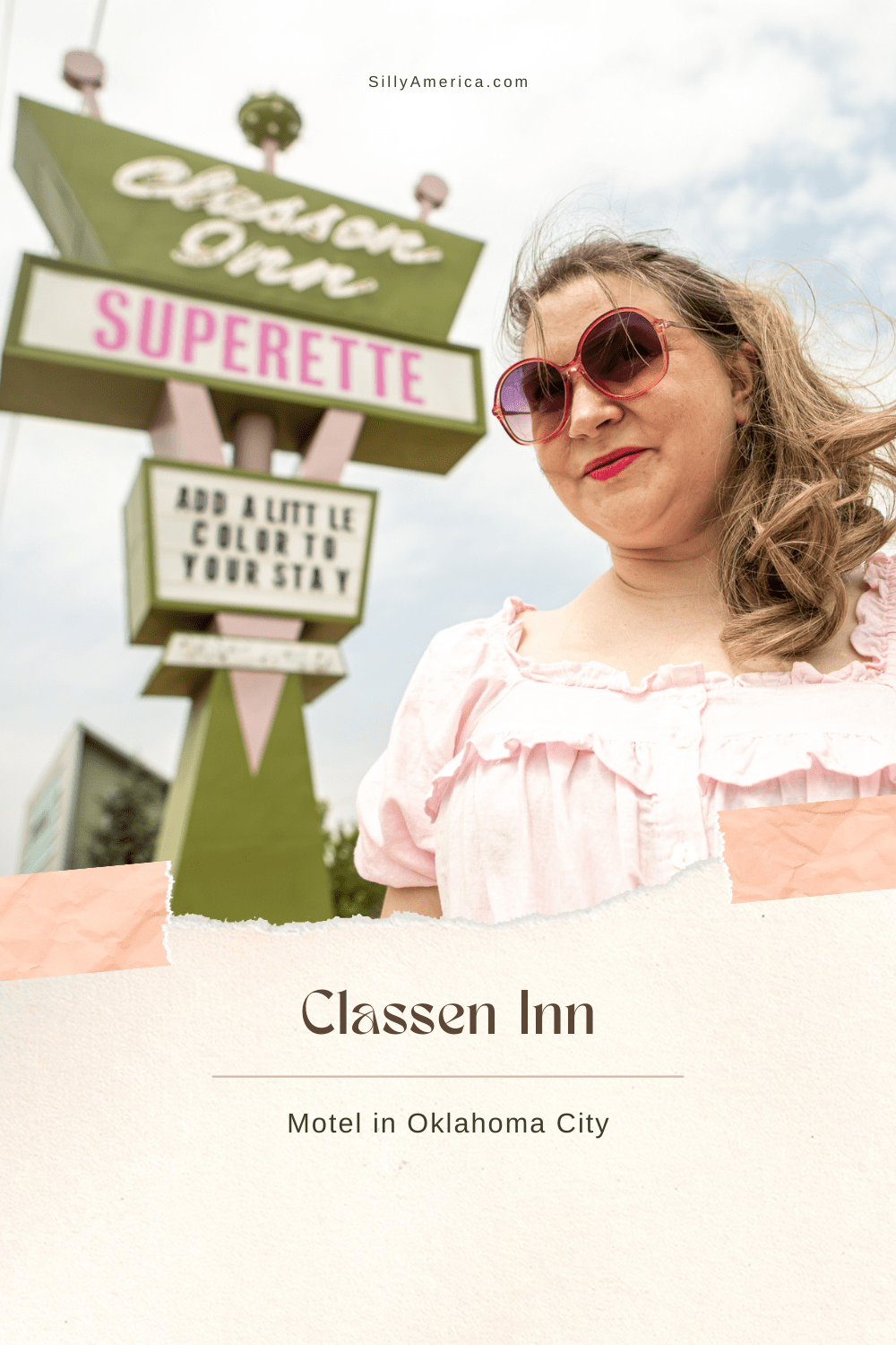 If you’re looking for a unique hotel in Oklahoma City that combines vintage charge, modern amenities, and plenty of Instagram-worthy moments, you’ve got to spend the night here: The Classen Inn in Oklahoma City. It's a fun retro motel to spend the night on your Oklahoma City vacation or Route 66 road trip in Oklahoma and beyond. #Oklahoma #OklahomaCity #Motel #Hotel #Route66 #Route66RoadTrip #Route66Hotel