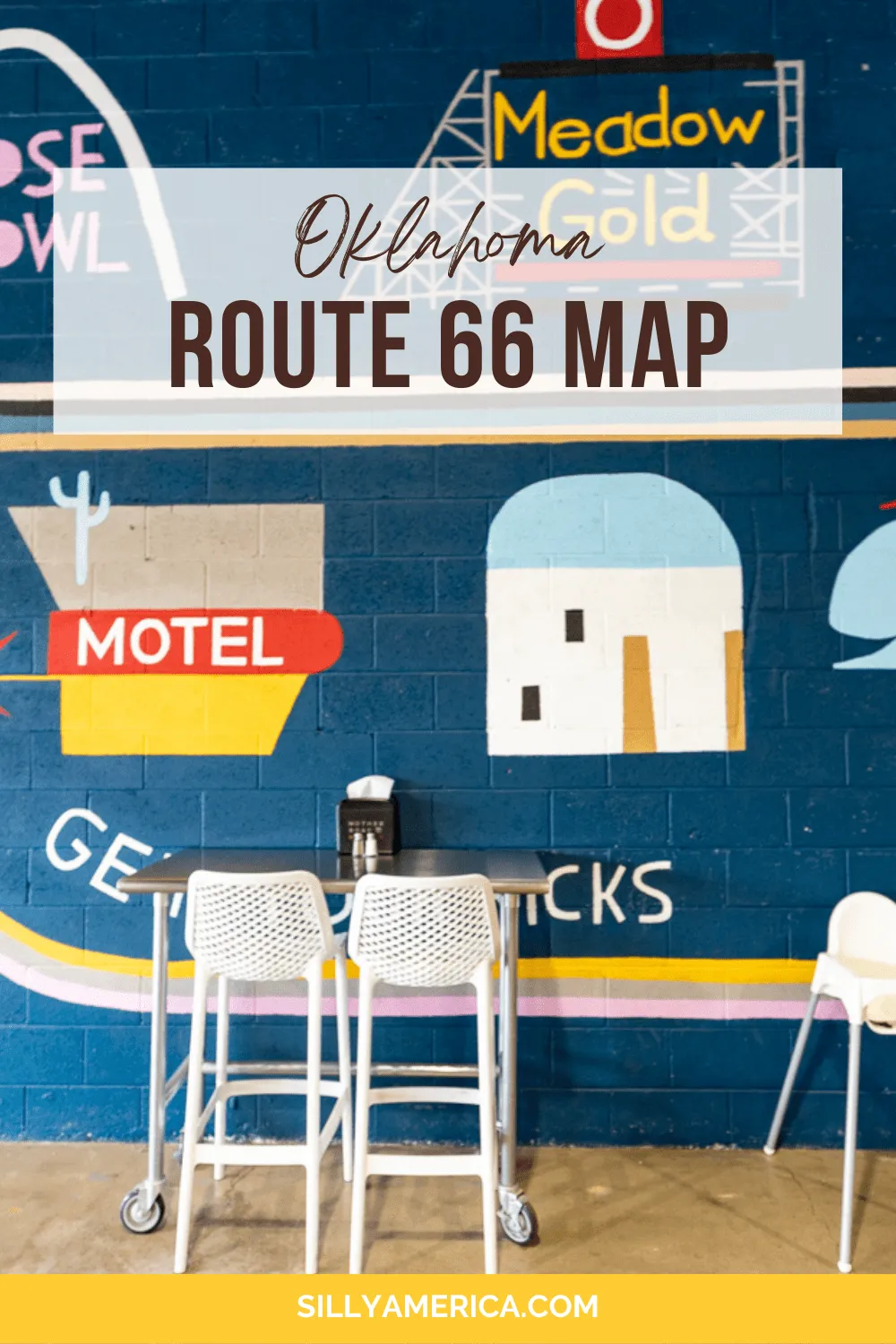 If you're planning a Route 66 road trip you need to know what to see and where to go. Our Oklahoma Route 66 map contains all the best stops in the state. We've mapped out all the biggest and best roadside attractions, visitor centers, museums, restaurants, diners, fast food, vintage motels, and other iconic stops on this Route 66 Oklahoma map. #Route66 #Oklahoma #Route66RoadTrip #OklahomaRoute66 #OklahomaRoute66RoadTrip #OklahomaRoadTrip #travel #RoadTrip