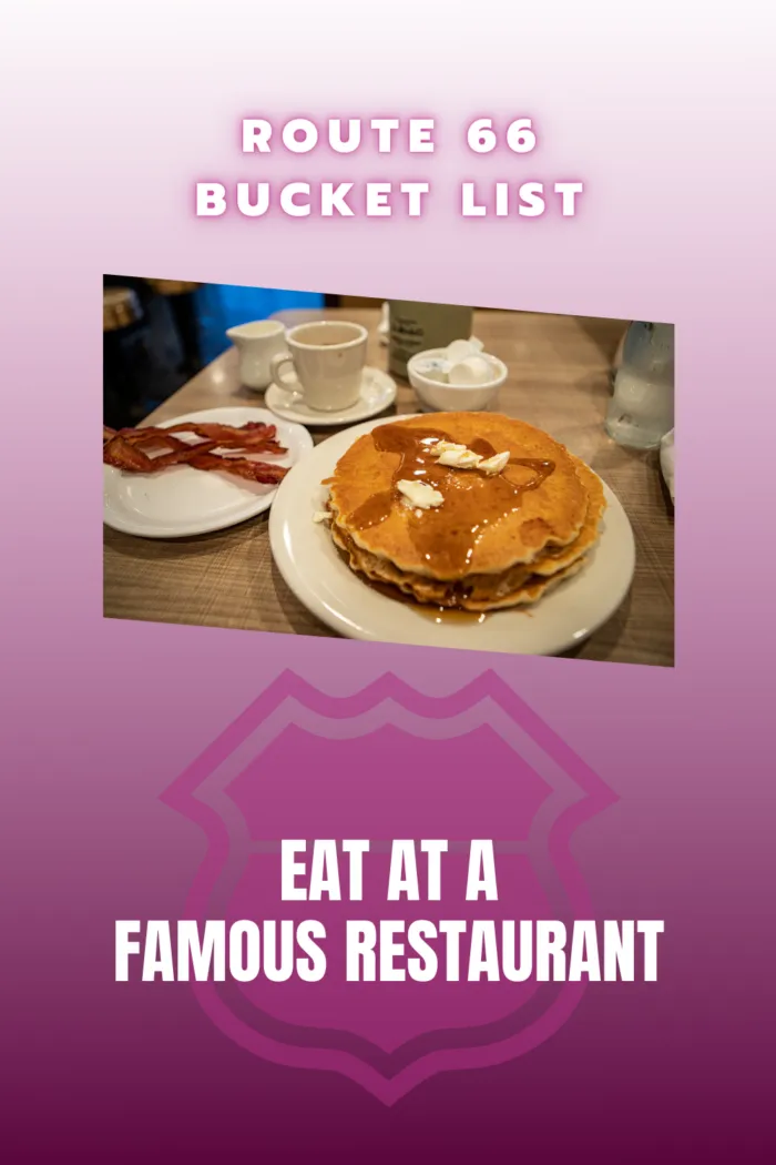 Route 66 Bucket List Experiences and Things to Do on Route 66: Eat at a Famous Restaurant
