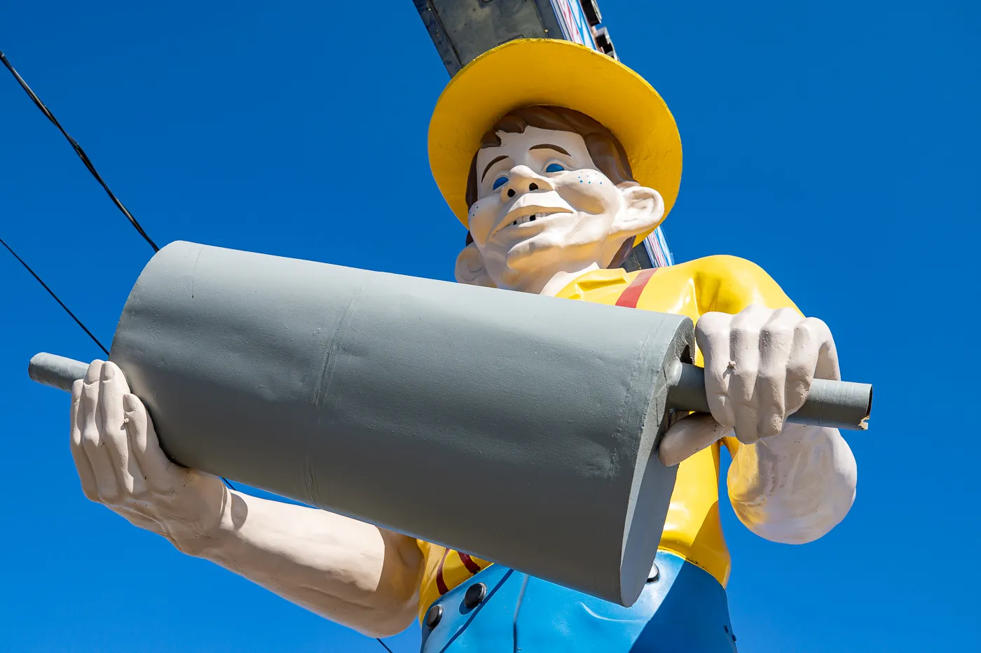 Happy Halfwit Muffler Man in Dallas, Texas