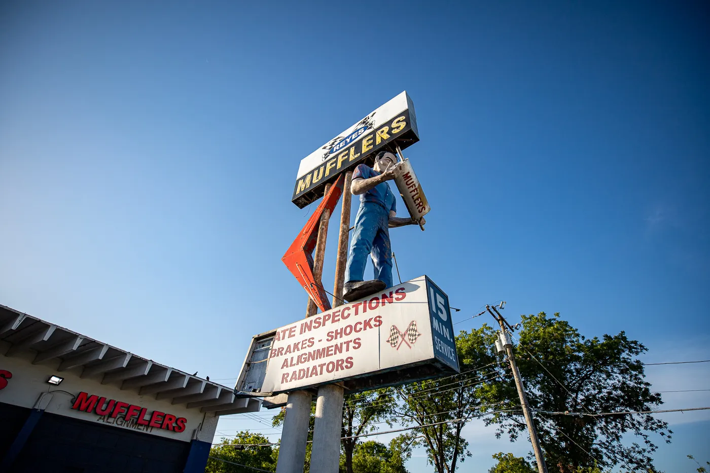 Muffler Man in Dallas, Texas