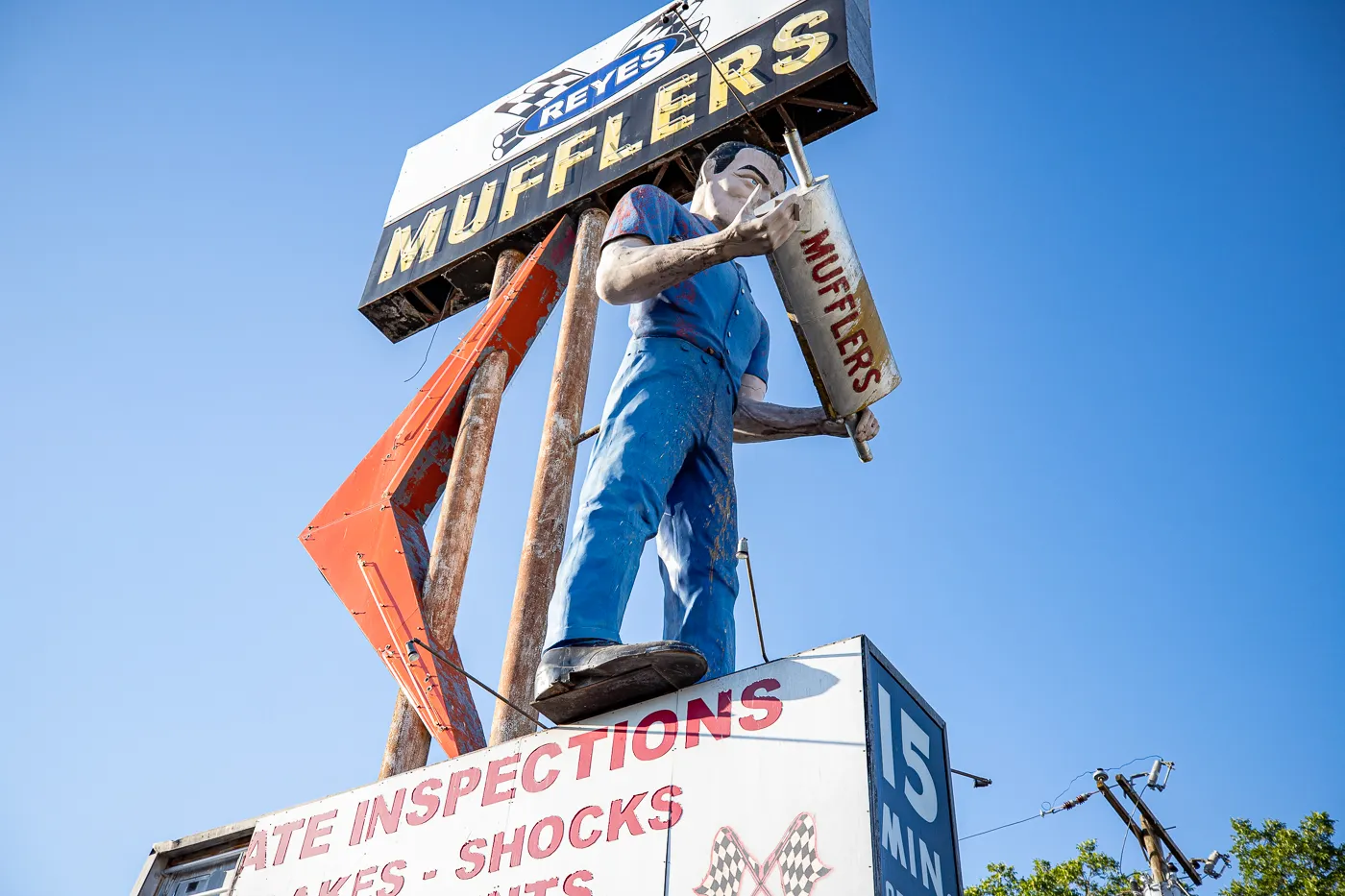 Muffler Man in Dallas, Texas