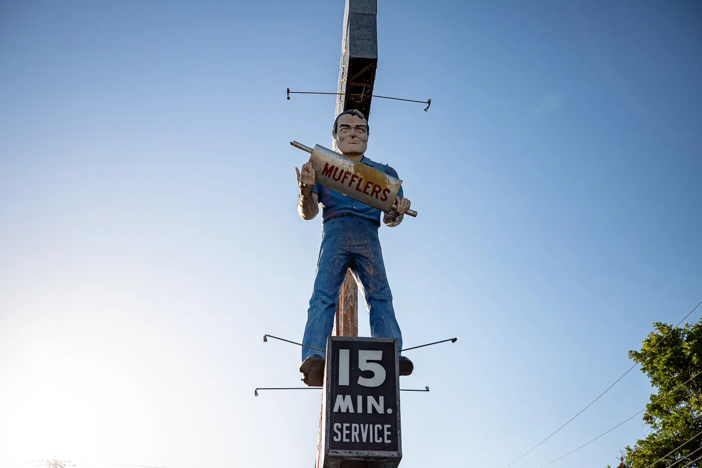 Muffler Man in Dallas, Texas