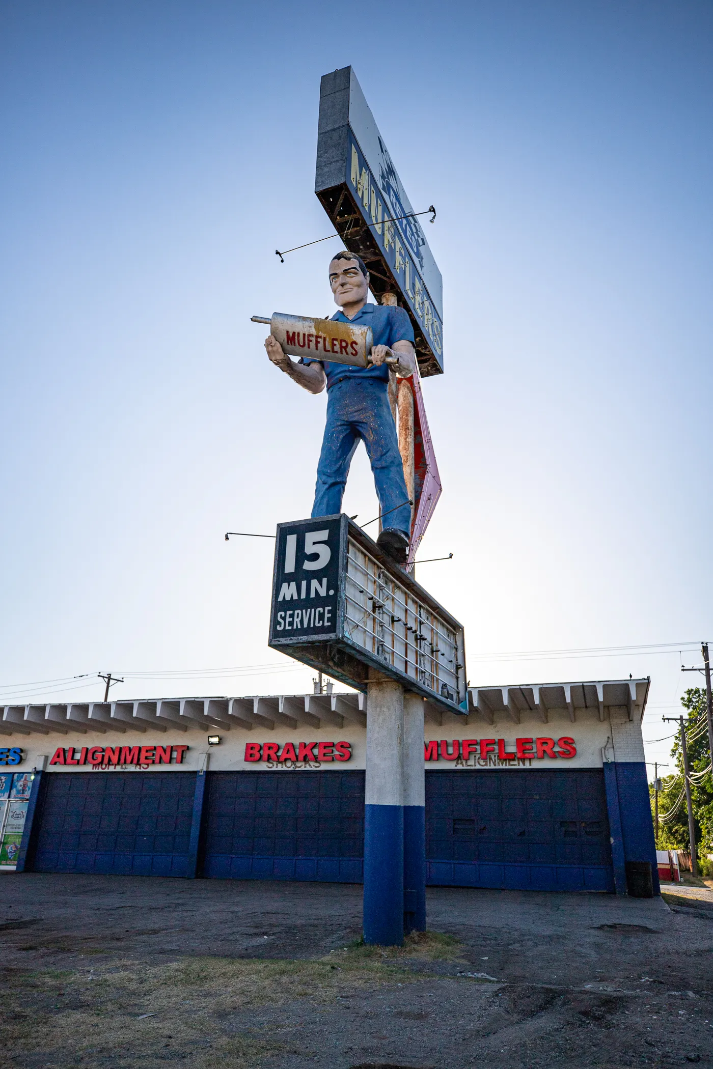 Muffler Man in Dallas, Texas