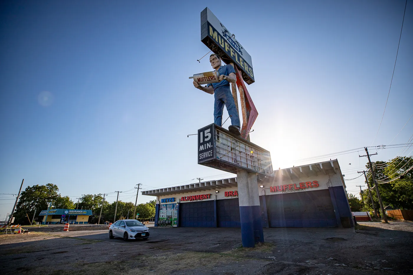 Muffler Man in Dallas, Texas