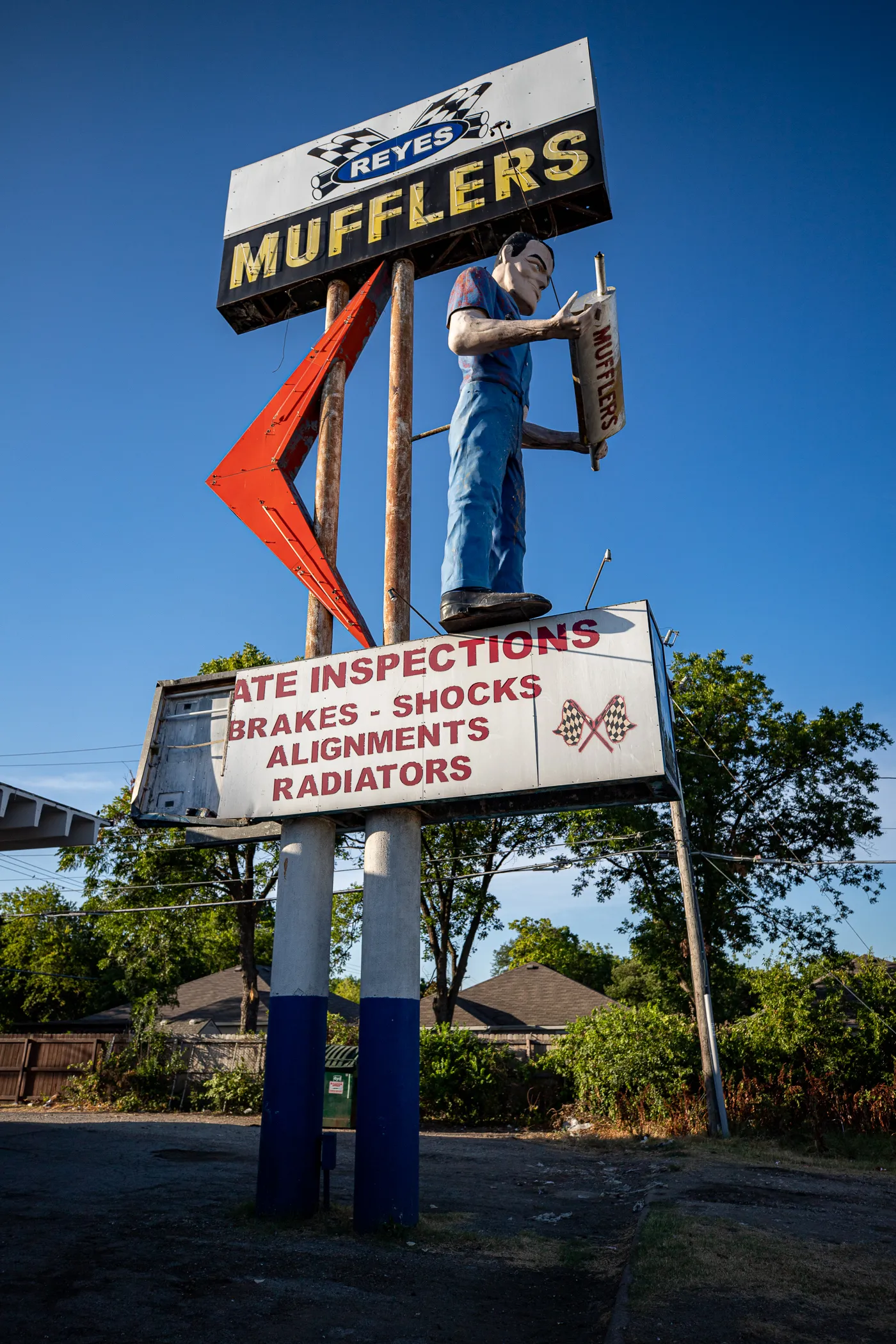 Muffler Man in Dallas, Texas