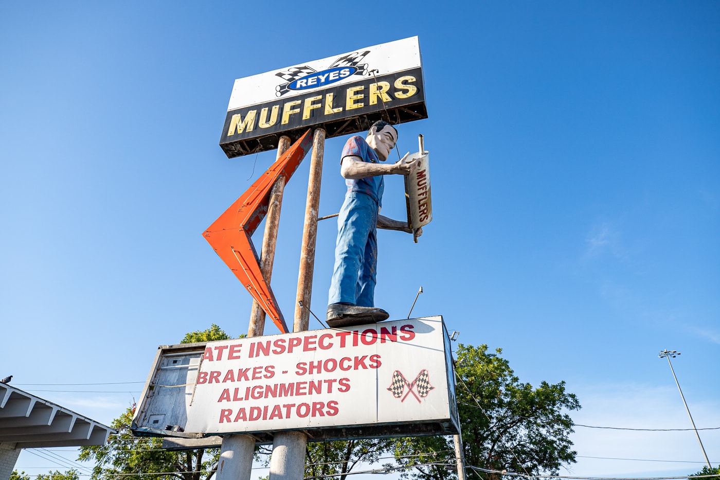 Muffler Man in Dallas, Texas
