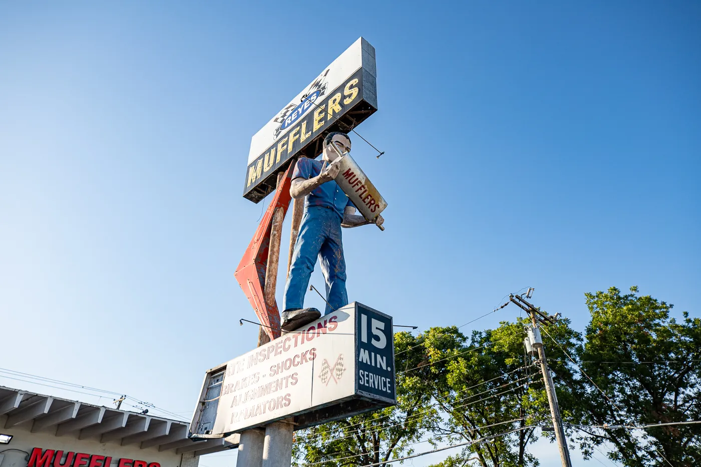 Muffler Man in Dallas, Texas