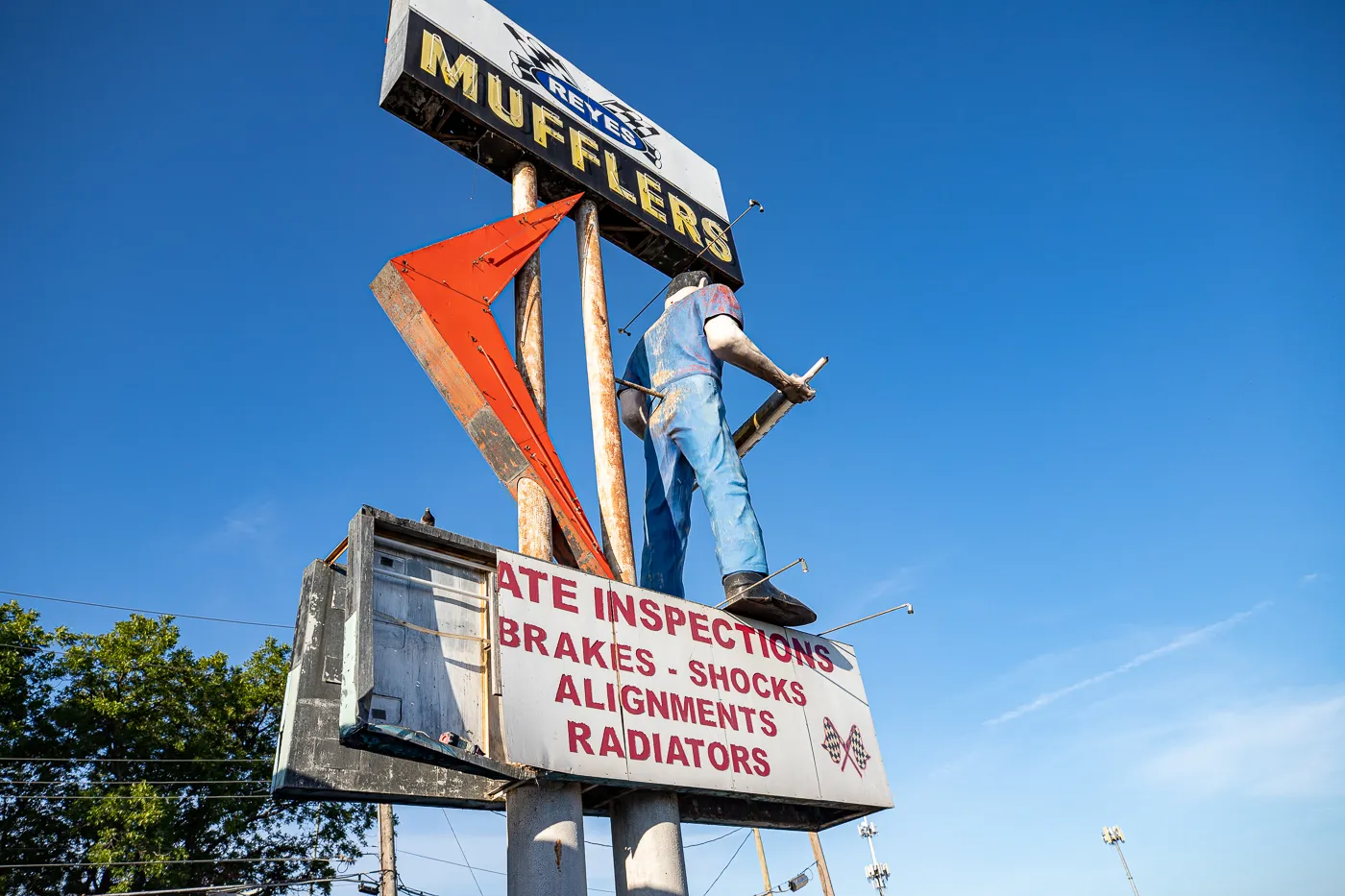 Muffler Man in Dallas, Texas