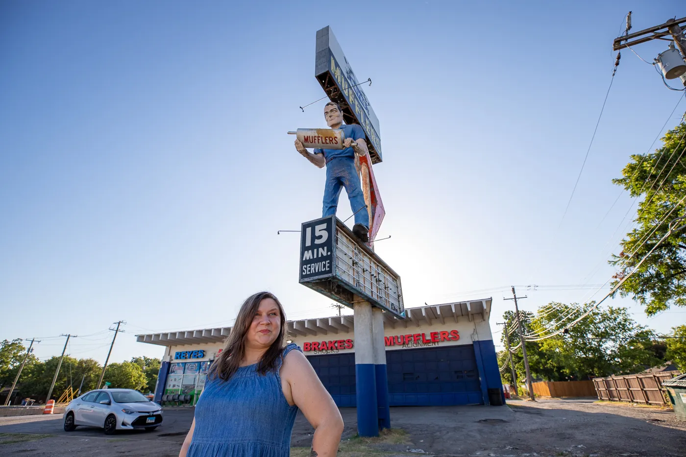 Muffler Man in Dallas, Texas