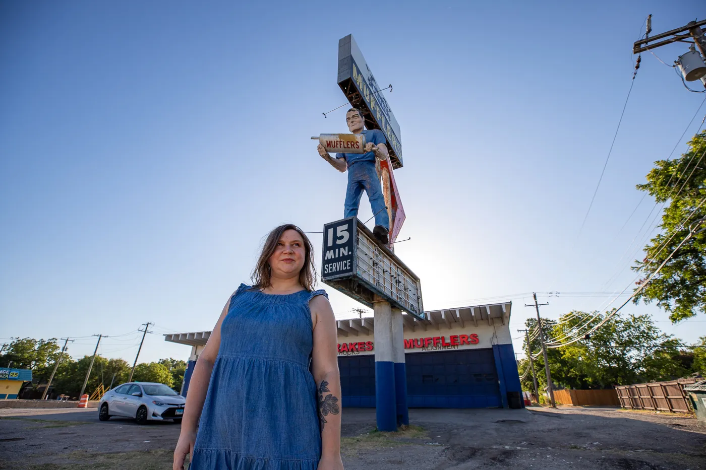 Muffler Man in Dallas, Texas