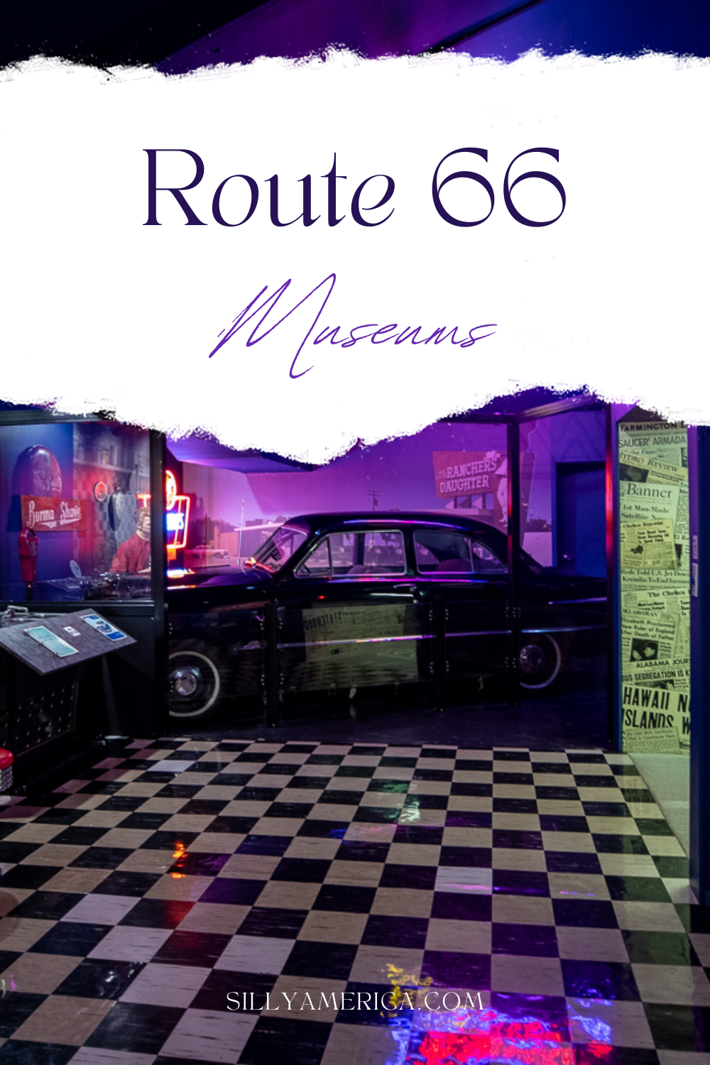 You have plenty of options for stops on a Route 66 road trip. But if you want to dig deeper and learn more about the Mother Road or a local town, you'll definitely want to add a few Route 66 museums and visitors centers to your travel itinerary. Every state on Route 66 has its very own Route 66 museum that explores its ties to the famed road. You'll also find museums devoted to the small towns of Route 66, vintage automobiles, motorcycles, dinosaurs, and more. #Route66 #Museums #Route66Museum