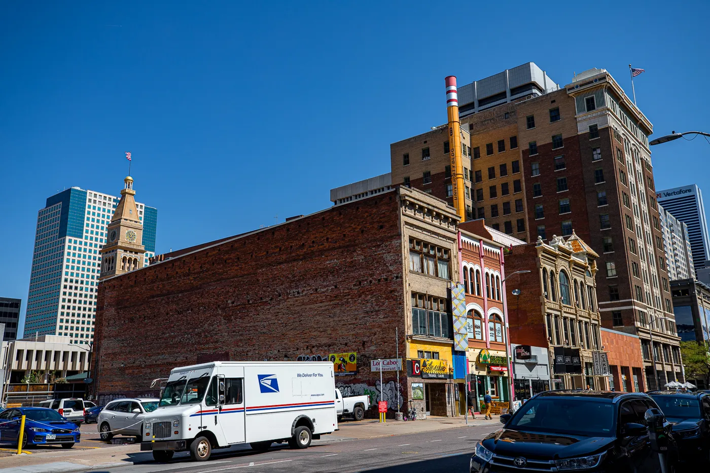 Giant Pencil in Denver, Colorado roadside attraction