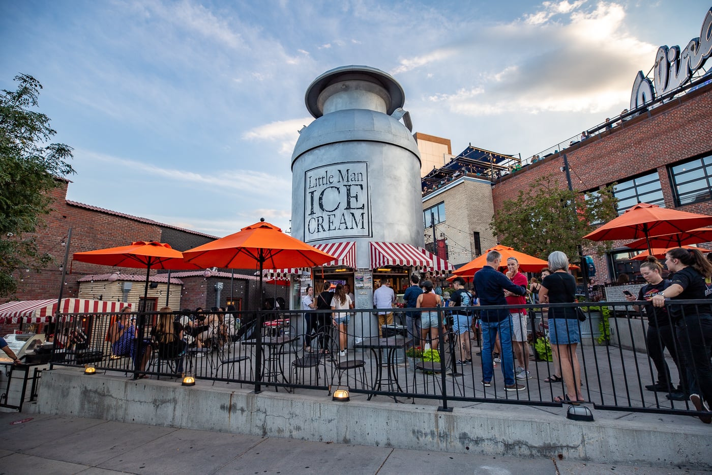 Little Man Ice Cream - Giant Milk Can Ice Cream Shop in Denver, Colorado roadside attraction