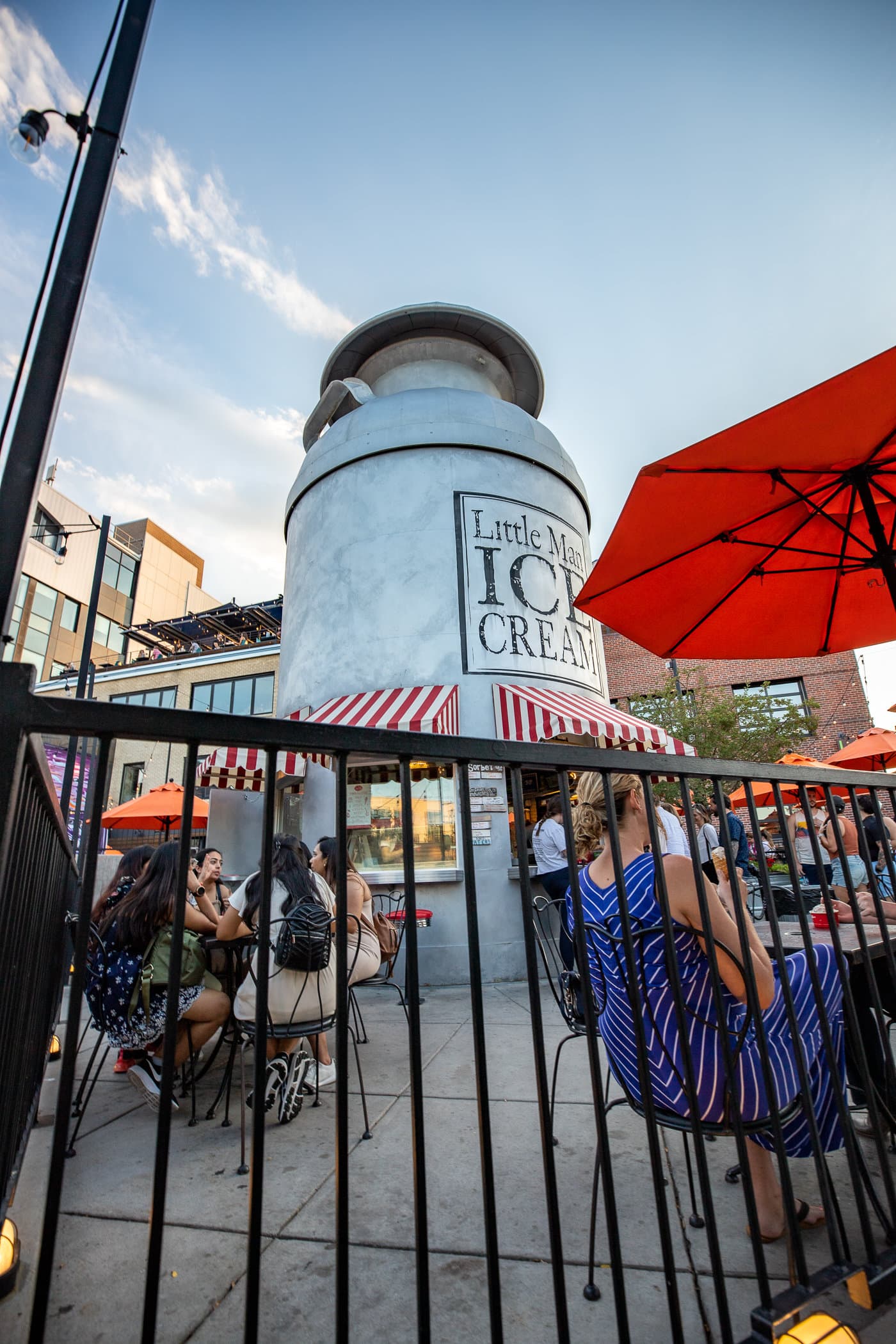 Little Man Ice Cream - Giant Milk Can Ice Cream Shop in Denver, Colorado roadside attraction