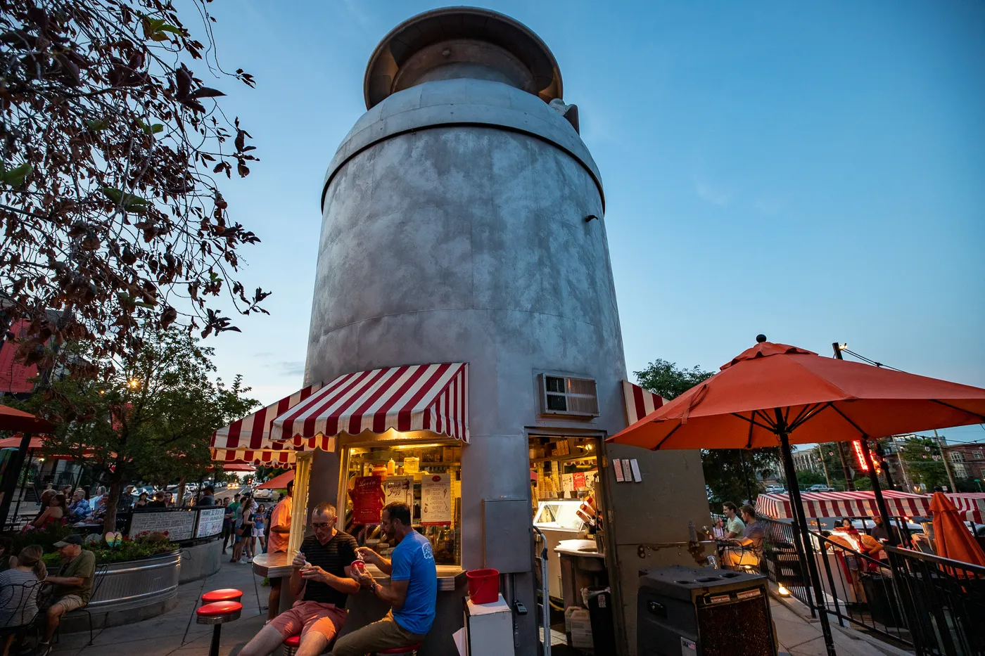 Little Man Ice Cream - Giant Milk Can Ice Cream Shop in Denver, Colorado roadside attraction