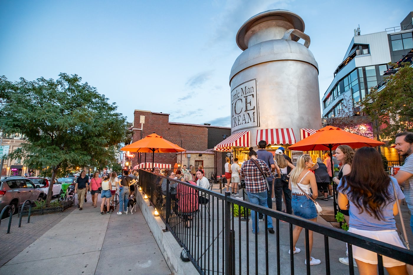 Little Man Ice Cream - Giant Milk Can Ice Cream Shop in Denver, Colorado roadside attraction