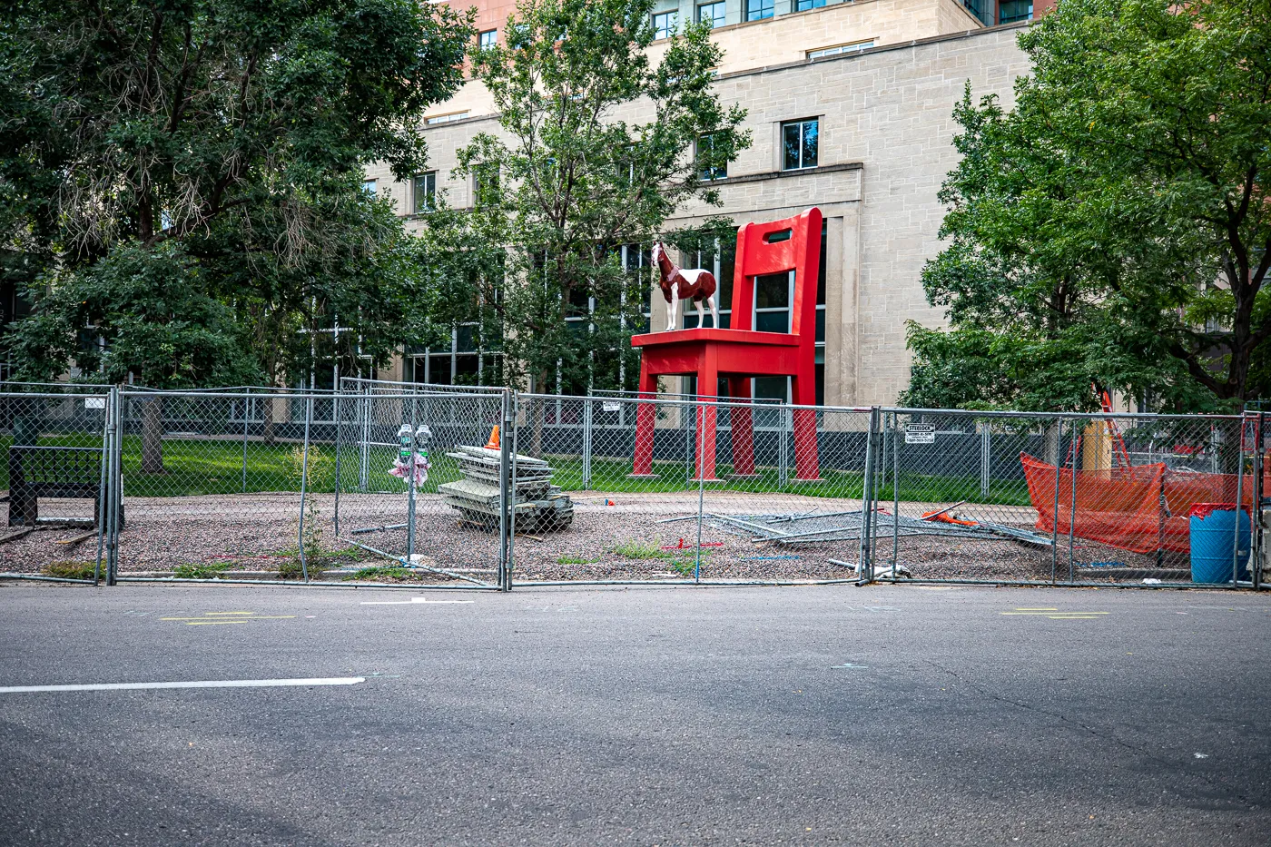 The Yearling - Big Chair with Horse in Denver, Colorado