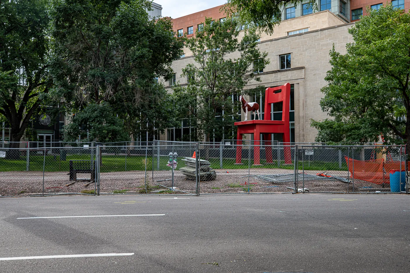 The Yearling - Big Chair with Horse in Denver, Colorado