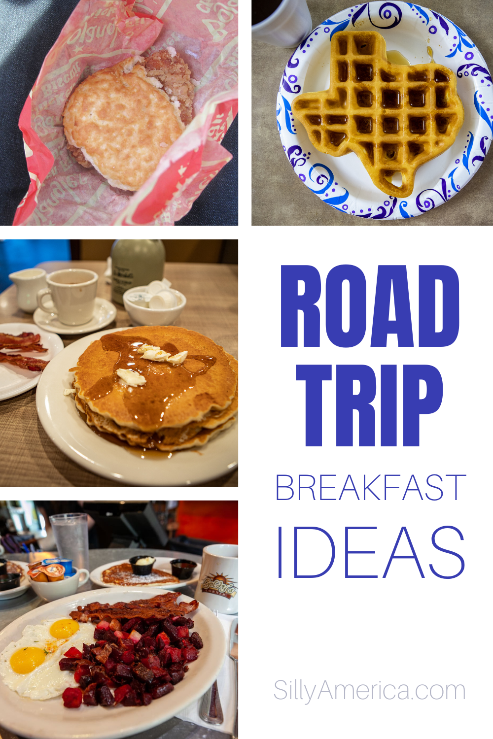 They say that breakfast is the most important meal of the day, and that is especially true on road trips. A good breakfast will give you the fuel you need to get the day going and keep you satisfied as you trek on. So what are some good road trip breakfast ideas? These road trip breakfasts, from diners to fast food to homemade road trip breakfast recipes will give you the fuel you need for your road trip. #RoadTrip #Recipe #BreakFast #RoadTripFood #RoadTripMeals #RoadTrips #RoadTripBreakfast