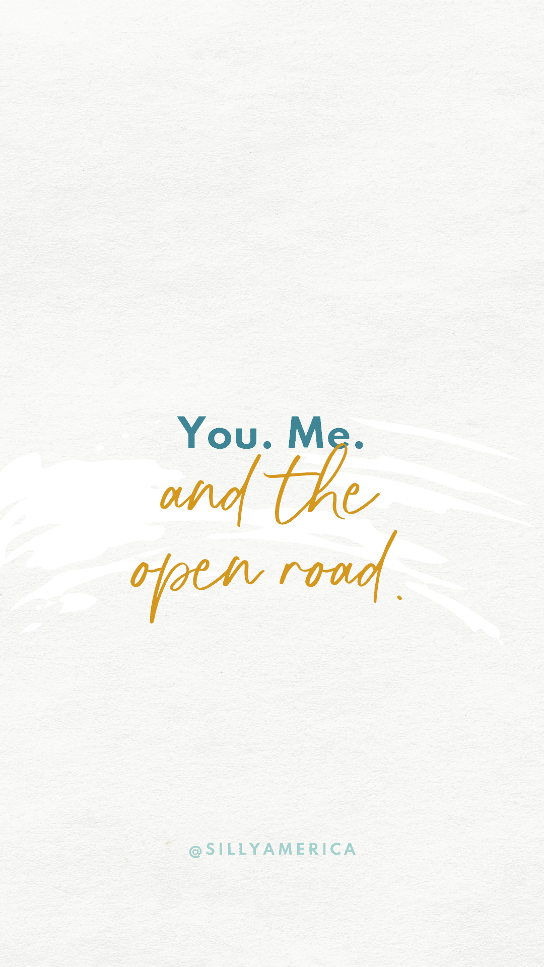 You. Me. And the open road. - Road Trip Captions for Instagram