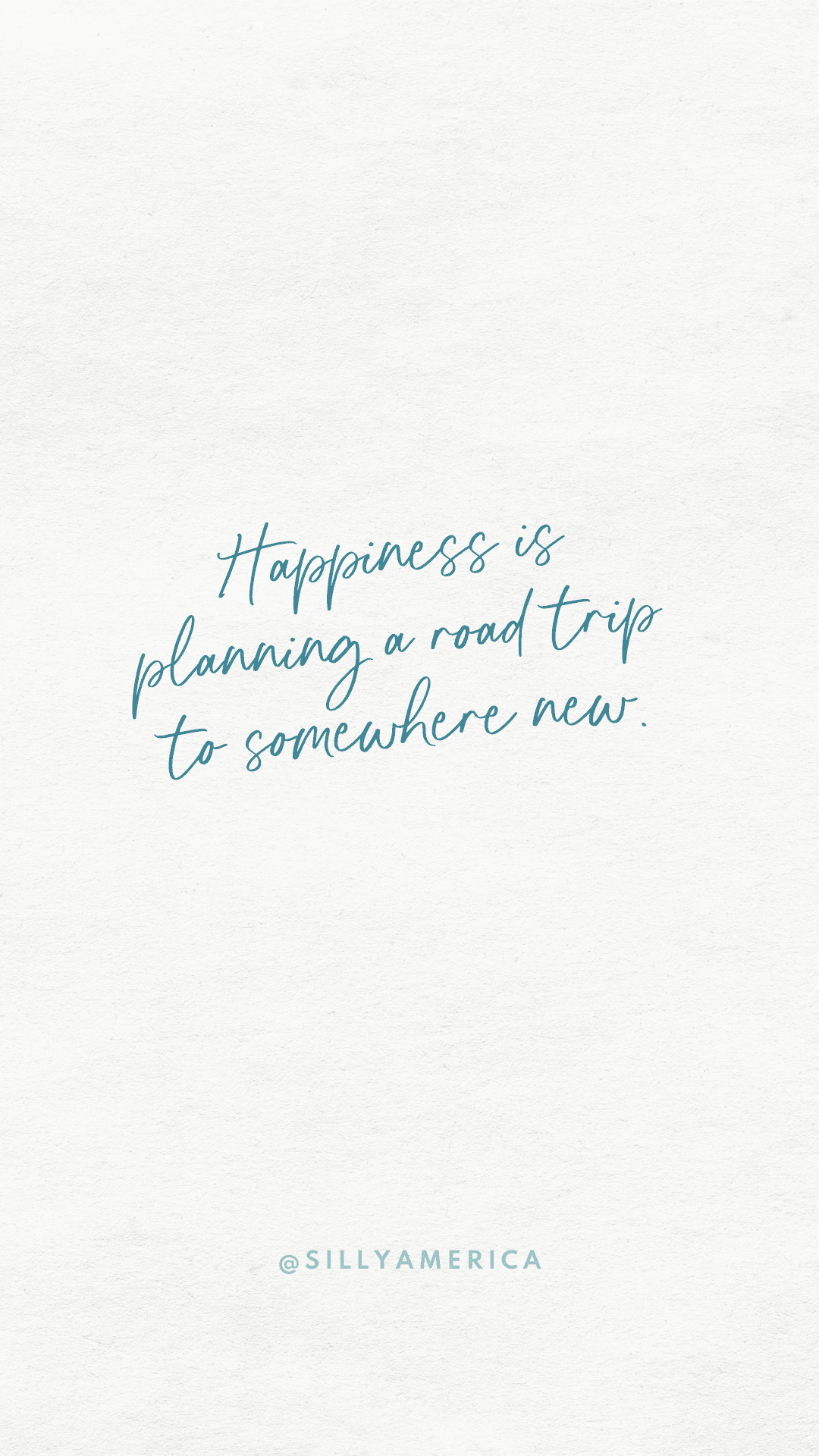 Happiness is planning a road trip to somewhere new. - Road Trip Captions for Instagram