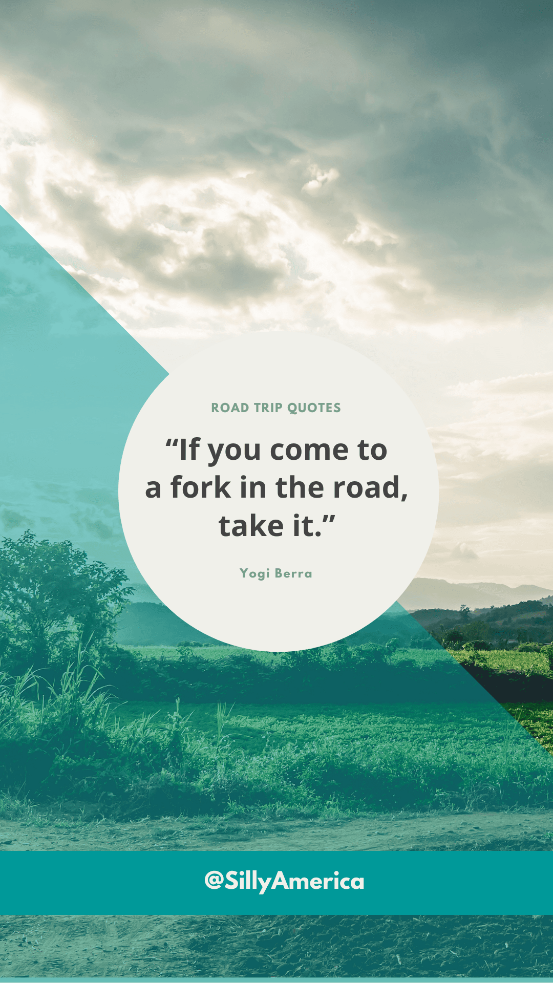 “If you come to a fork in the road, take it.” Yogi Berra