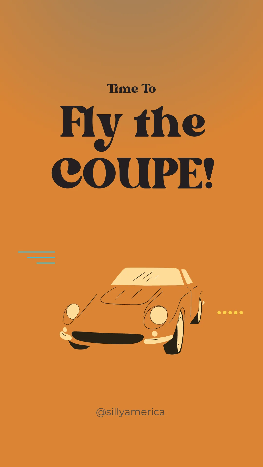 Time to fly the COUPE! - Road Trip Puns