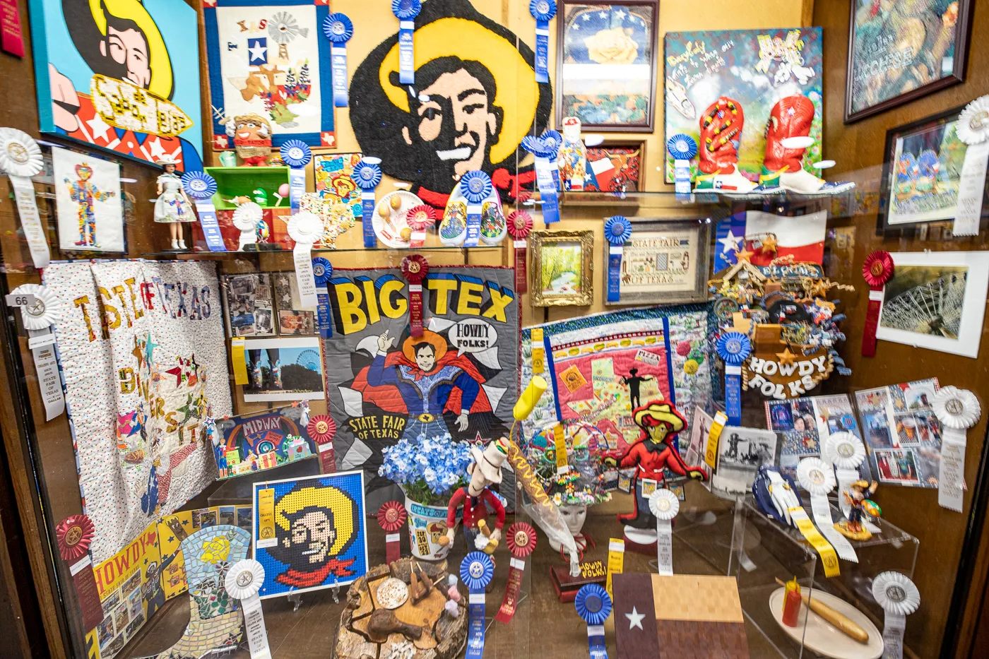 Big Tex display at the State Fair of Texas.