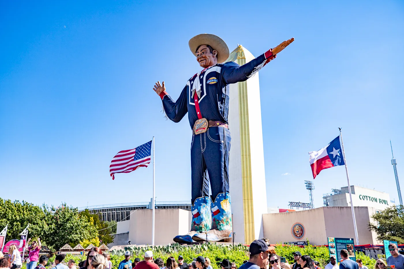 Big Tex at the State Fair of Texas - Silly America