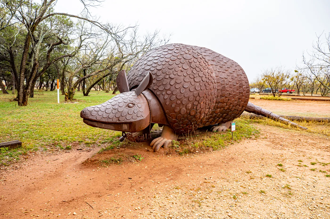 Barbadilla: the Giant Armadillo in Buffalo Gap, Texas