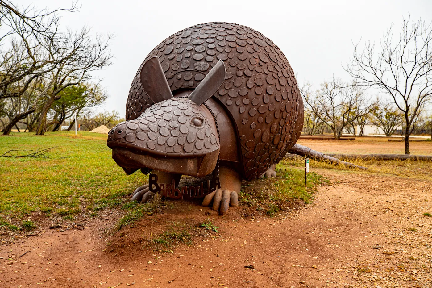 Barbadilla: the Giant Armadillo in Buffalo Gap, Texas