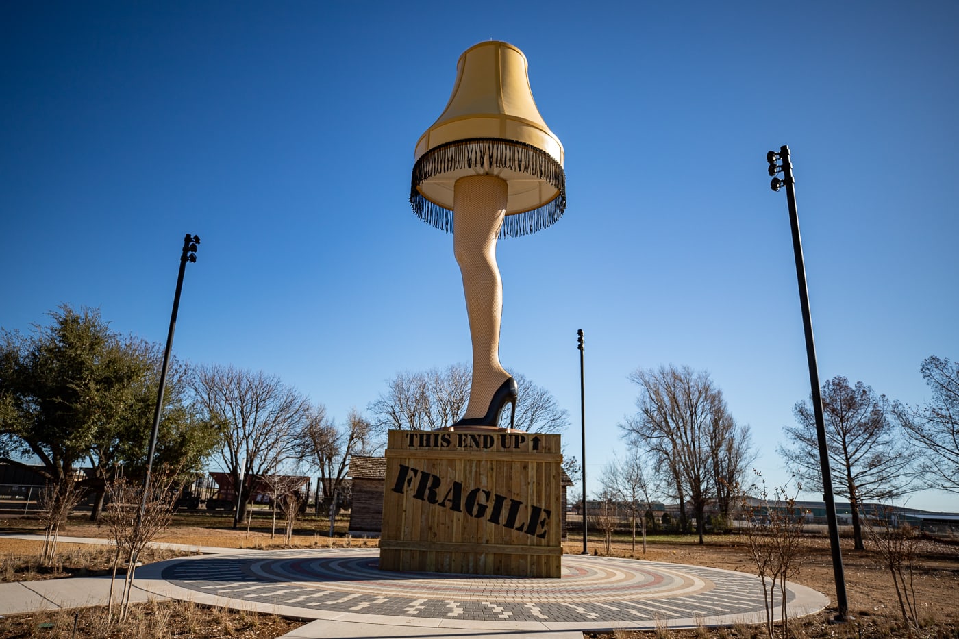 Giant Leg Lamp In Chickasha Oklahoma A Christmas Story 0111