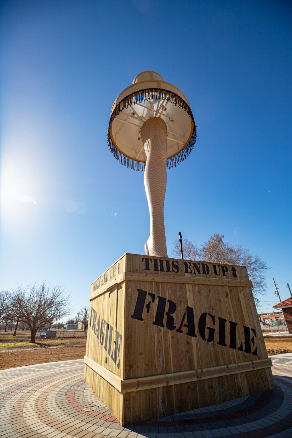 Giant Leg Lamp In Chickasha, Oklahoma (A Christmas Story)