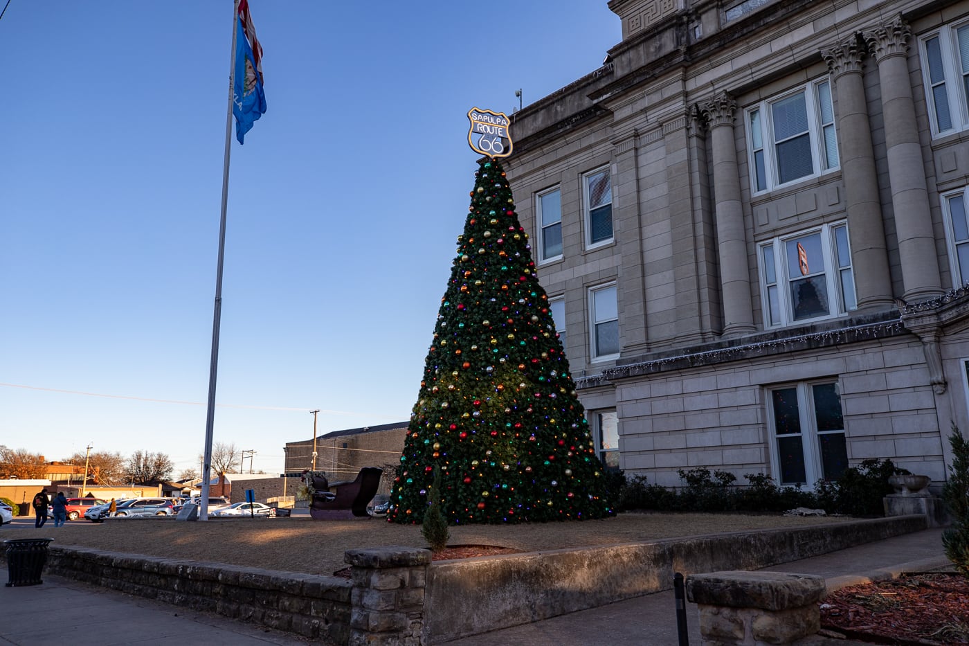 Route 66 Christmas Chute in Sapulpa, Oklahoma