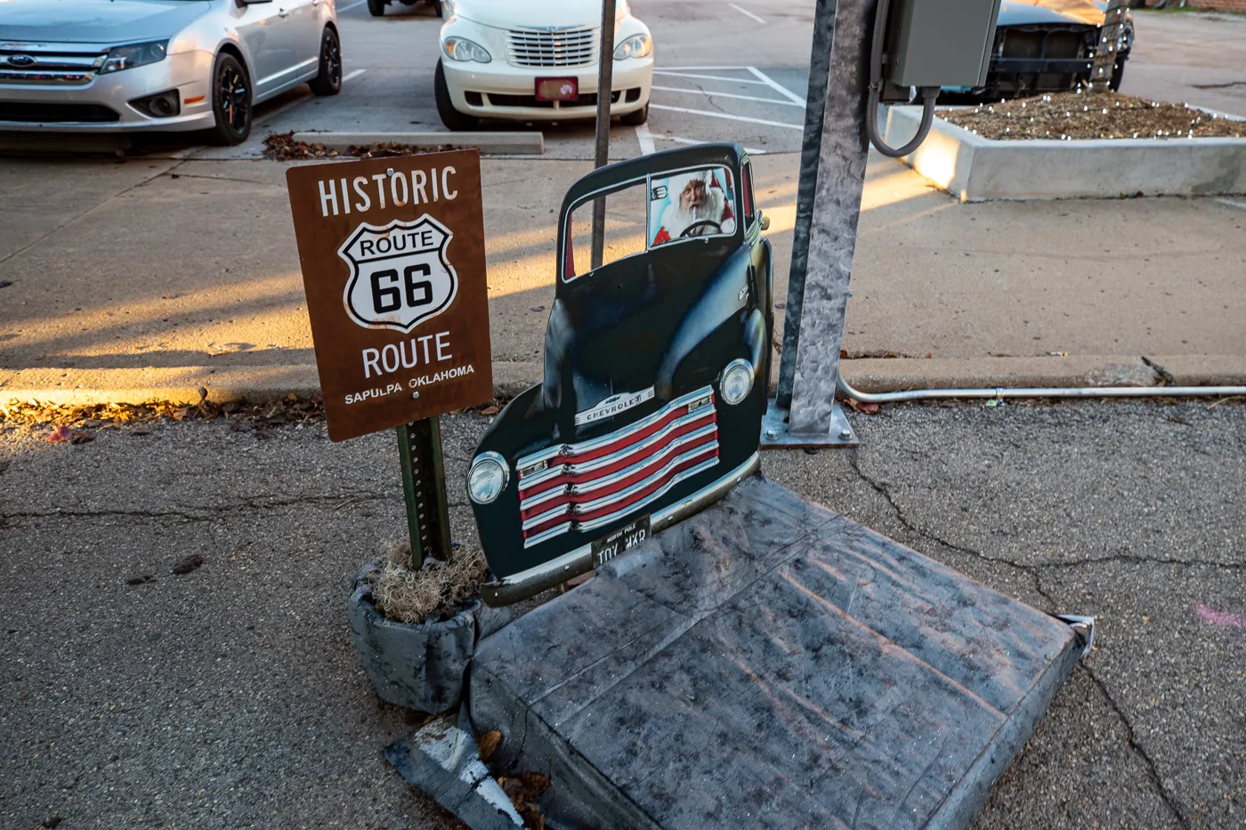 Route 66 Christmas Chute in Sapulpa, Oklahoma