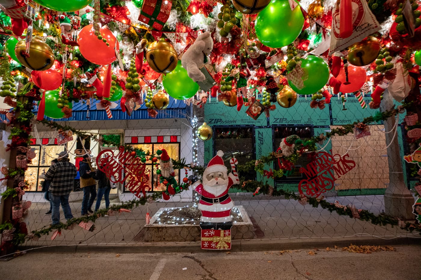 Route 66 Christmas Chute in Sapulpa, Oklahoma