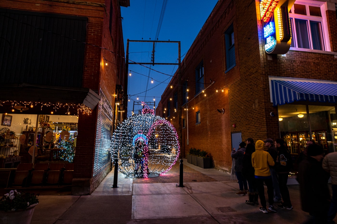 Route 66 Christmas Chute in Sapulpa, Oklahoma