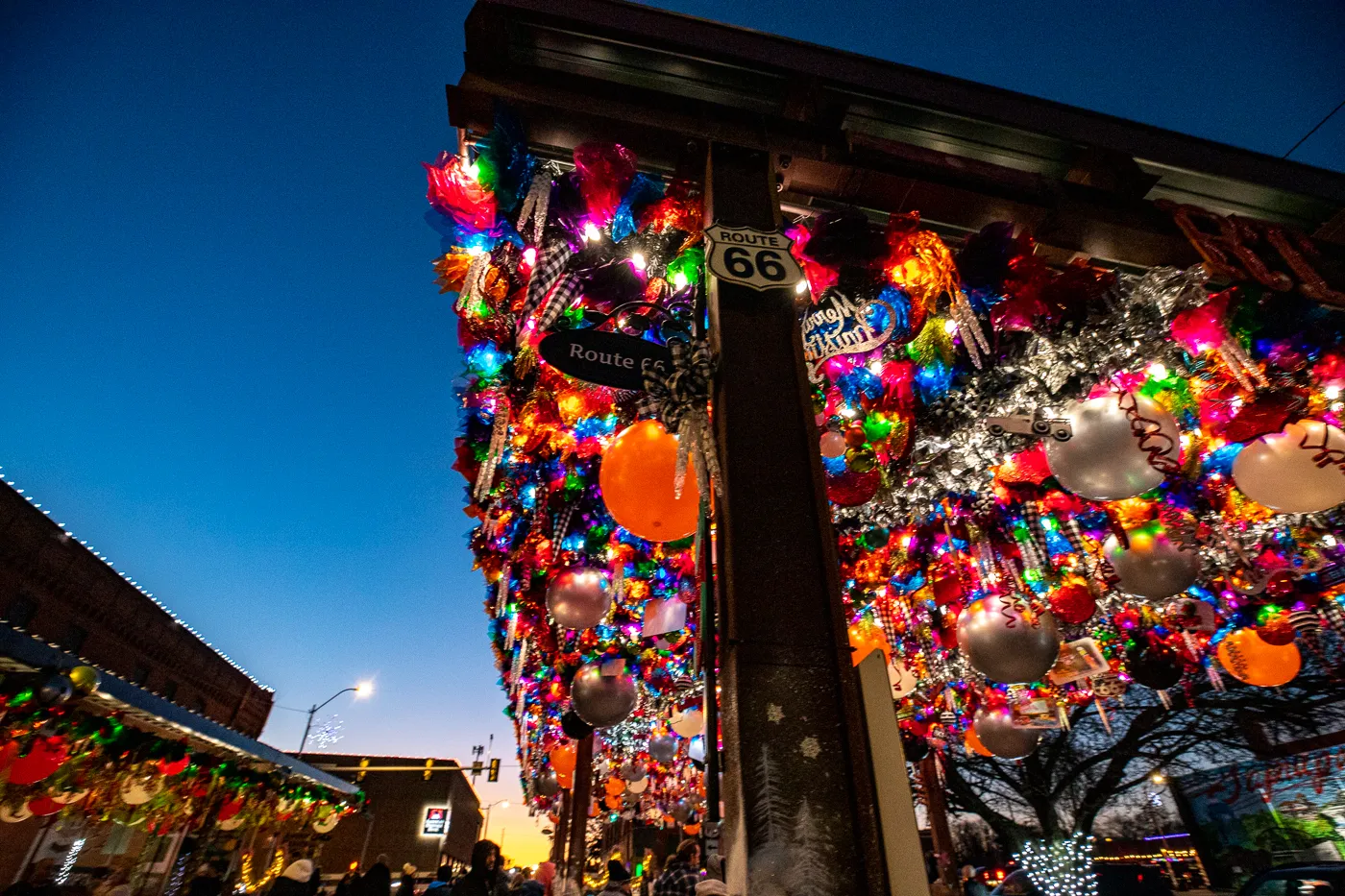 Route 66 Christmas Chute in Sapulpa, Oklahoma